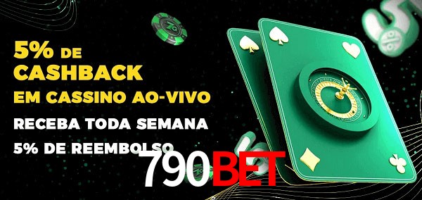 Promoções do cassino ao Vivo 790bet